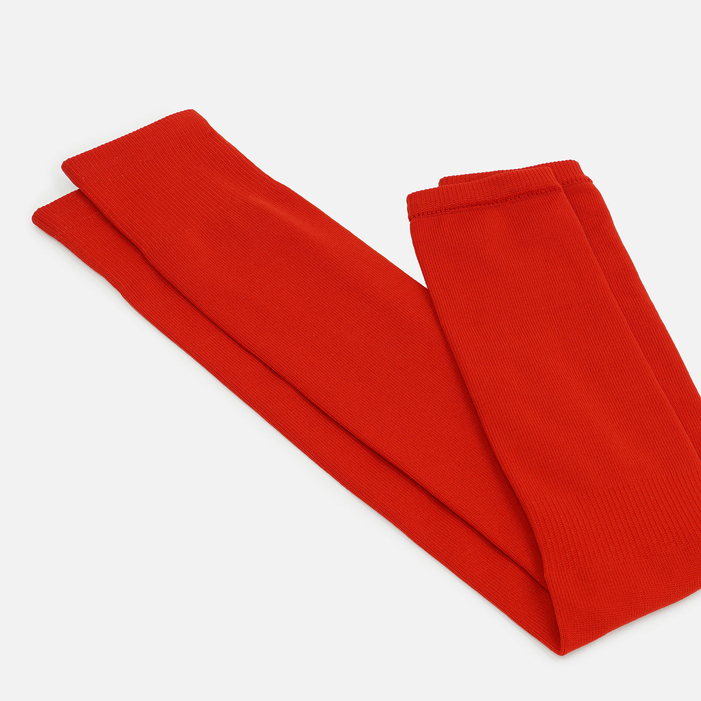 Hue Red Long Soccer Leg Sleeves