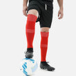 Hue Red Long Soccer Leg Sleeves