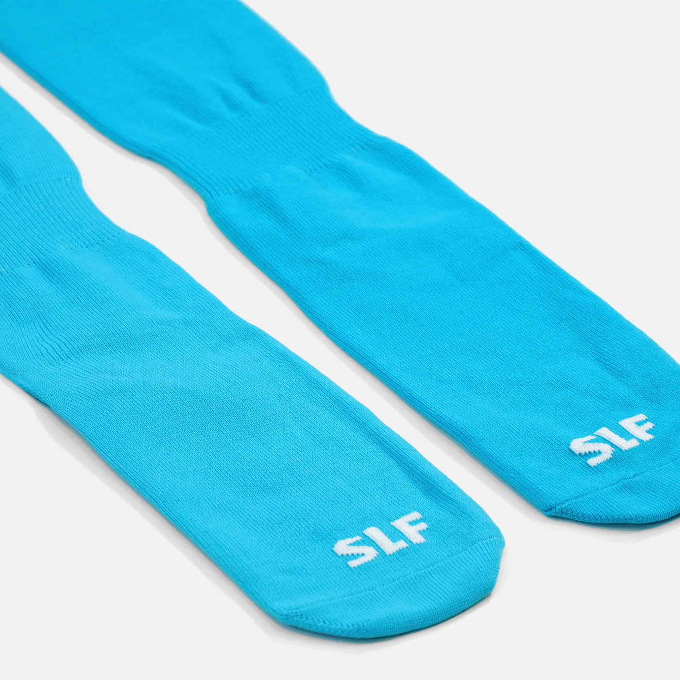 Hue Sky Blue Long Scrunchie Socks