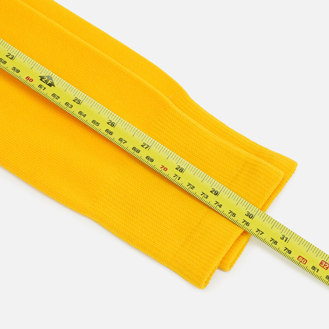 Hue Yellow Gold Long Soccer Leg Sleeves