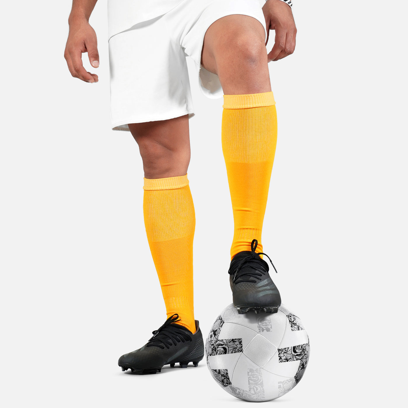 Hue Yellow Gold Soccer Knee-High Socks