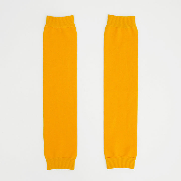 Hue Yellow Gold Kids Scrunchie Leg Sleeves