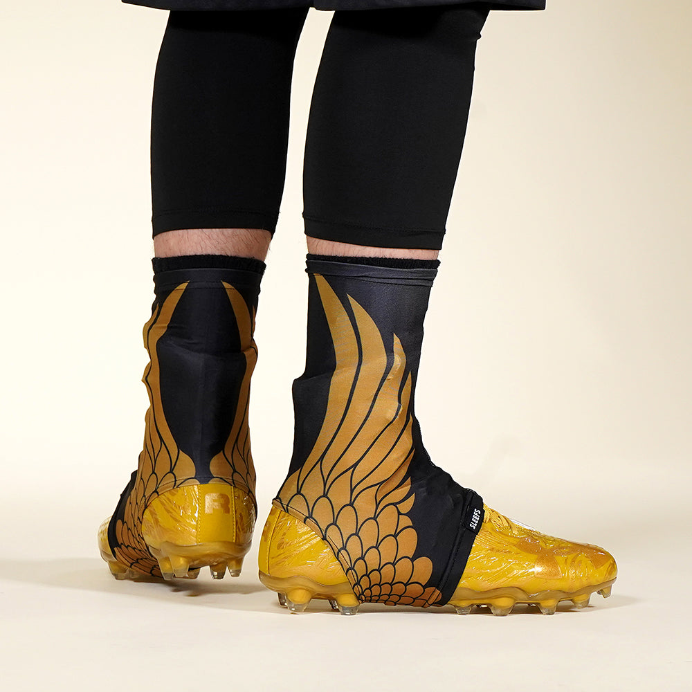 Amazon Youth Football Cleat Covers Football Spats Safety Yellow