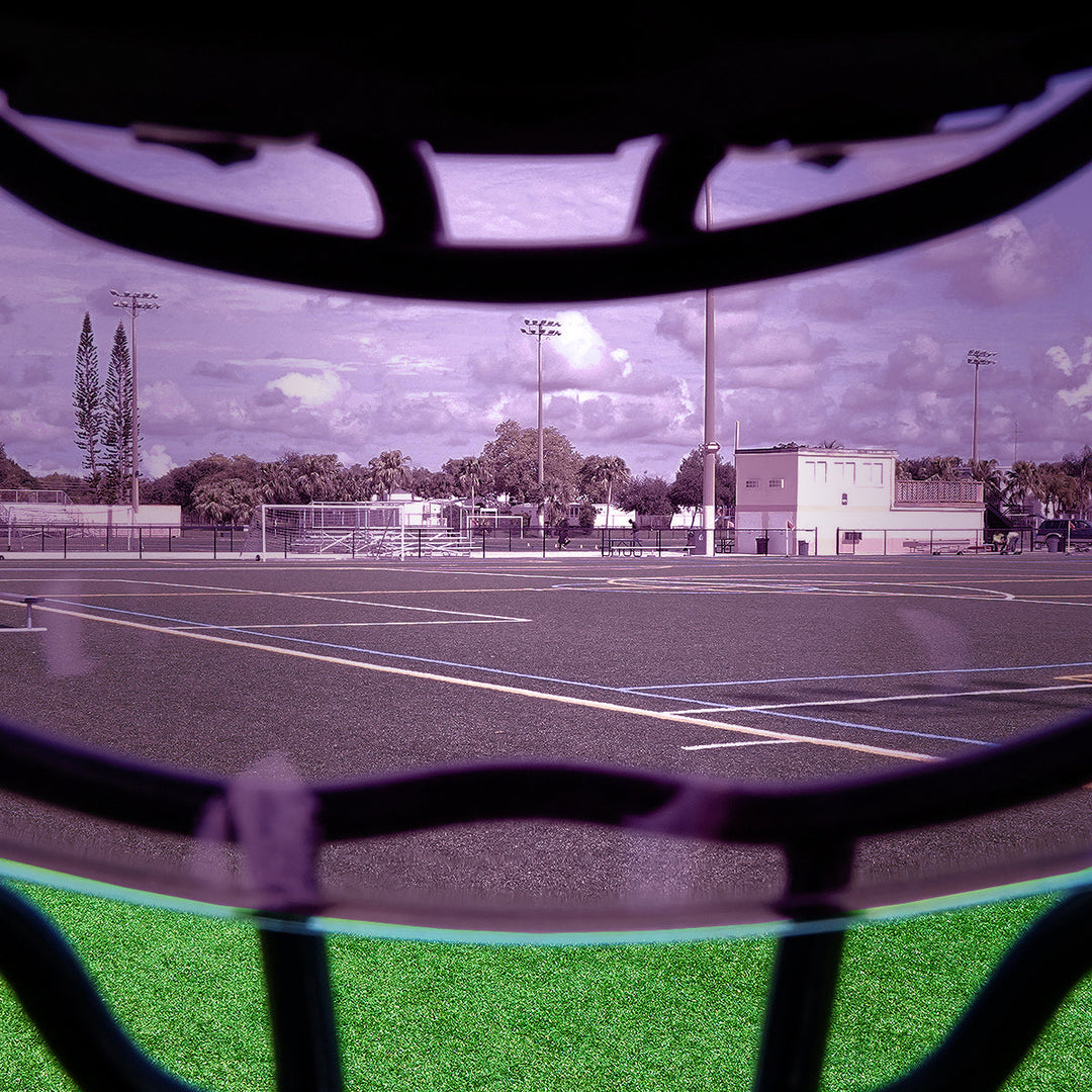 Purple Machine Silver Helmet Eye-Shield Visor for Kids