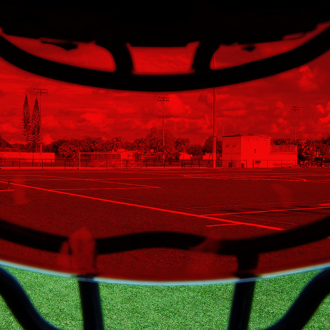 Hue Red Clear Helmet Eye-Shield Visor