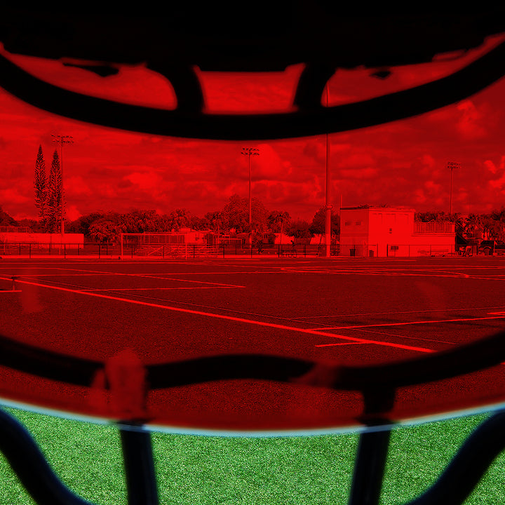 Hue Red Clear Helmet Eye-Shield Visor