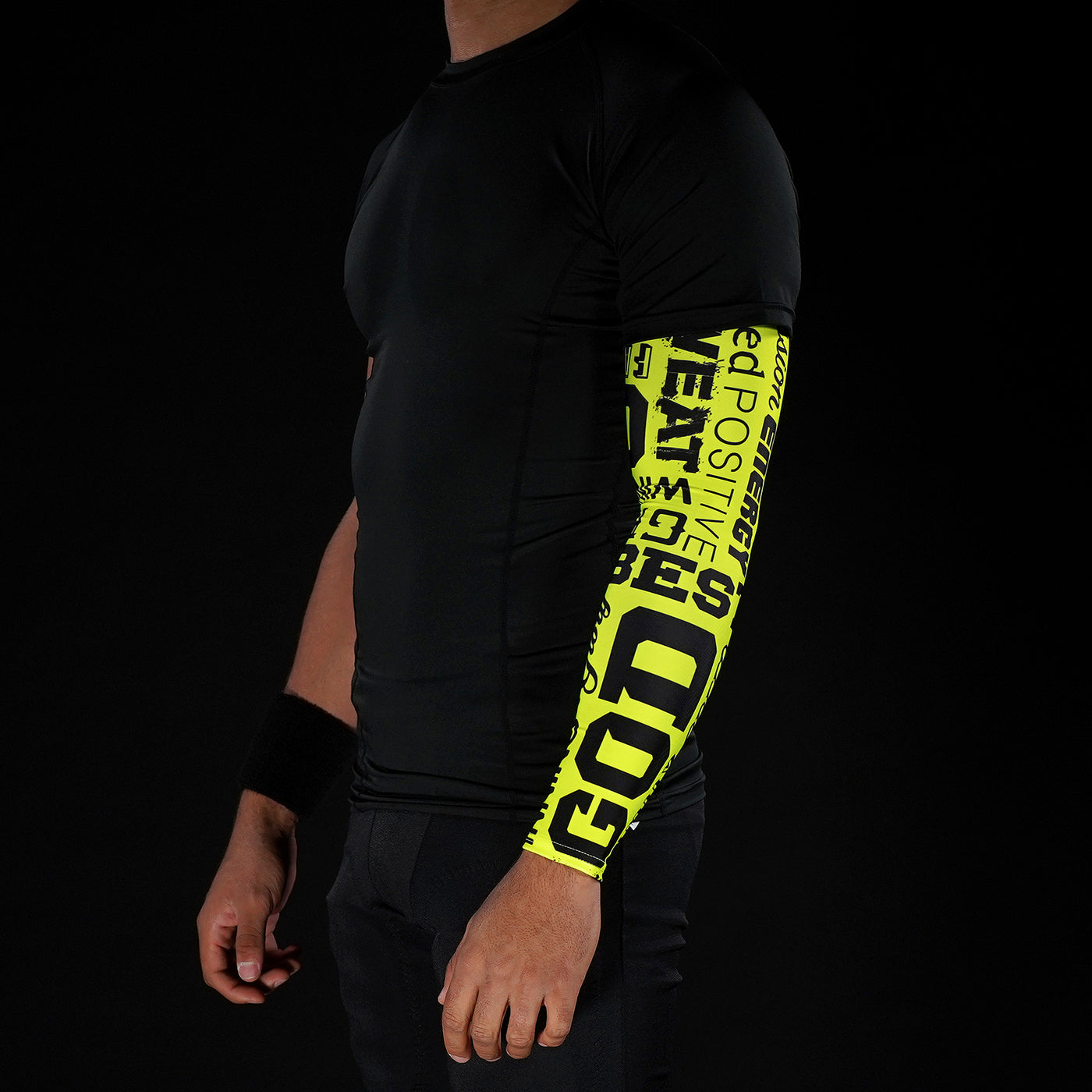 Inspirational Safety Yellow Arm Sleeve