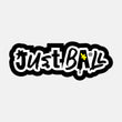 Just Ball Logo Sticker