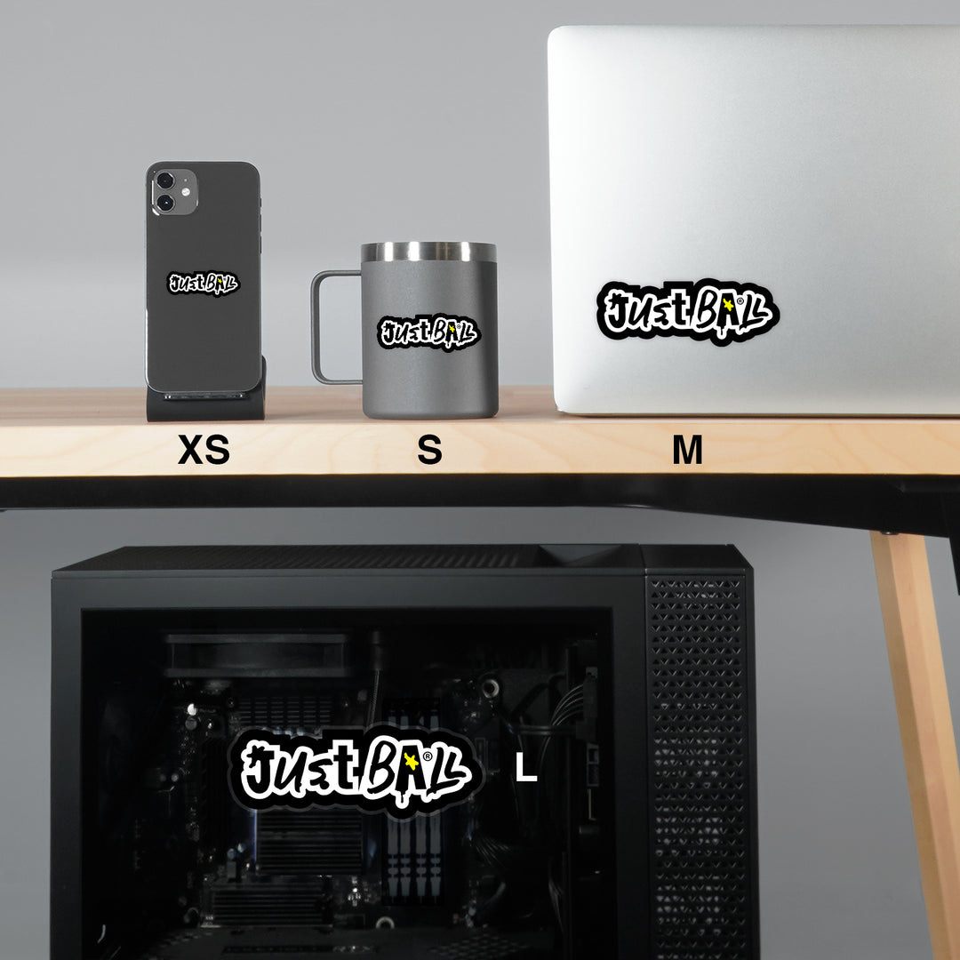 Just Ball Logo Sticker