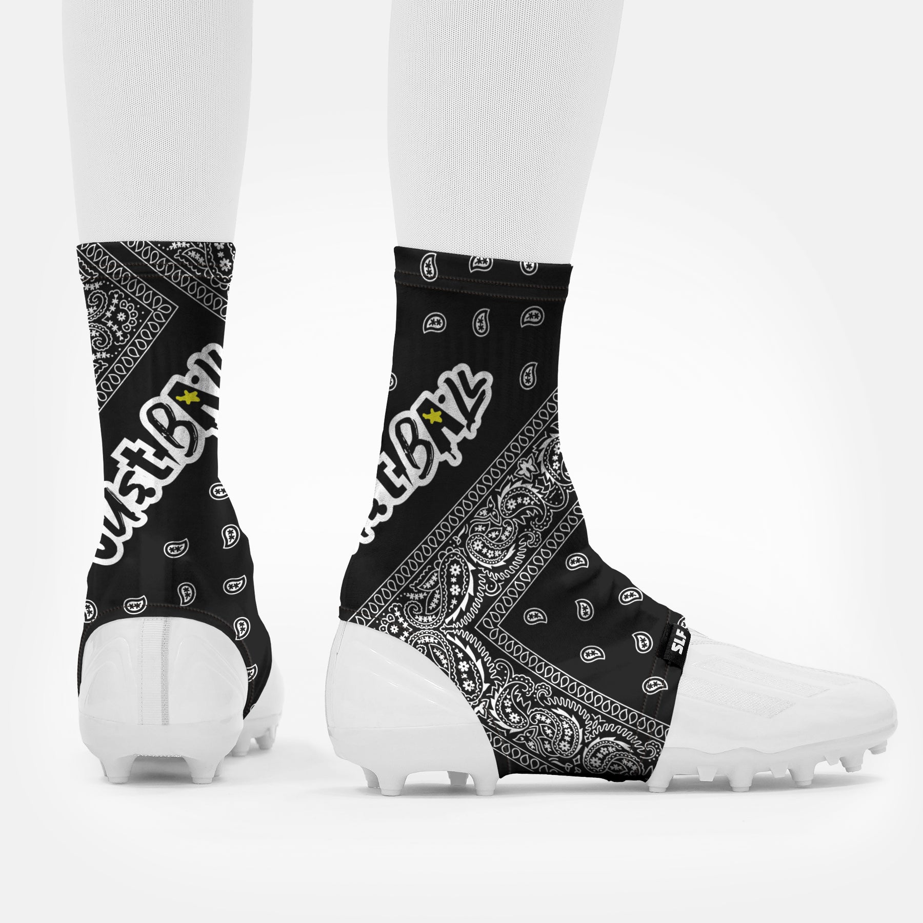 Cleat Covers Football Hot Green Spats Cleat Covers Football