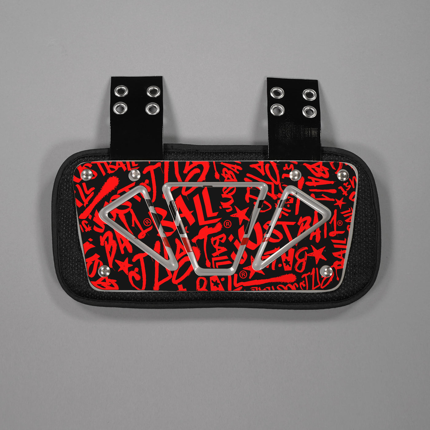 Just Ball Red Sticker for Back Plate