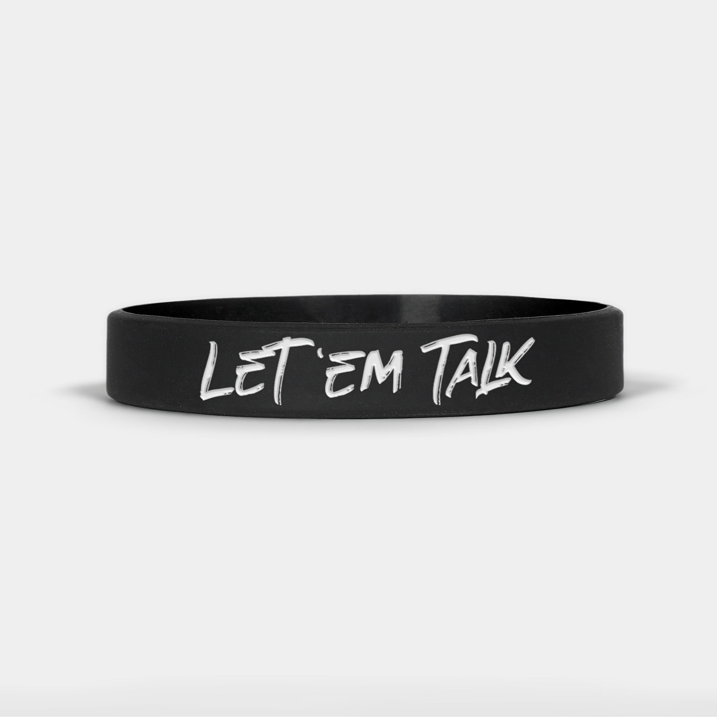 Let 'Em Talk Motivational Wristband