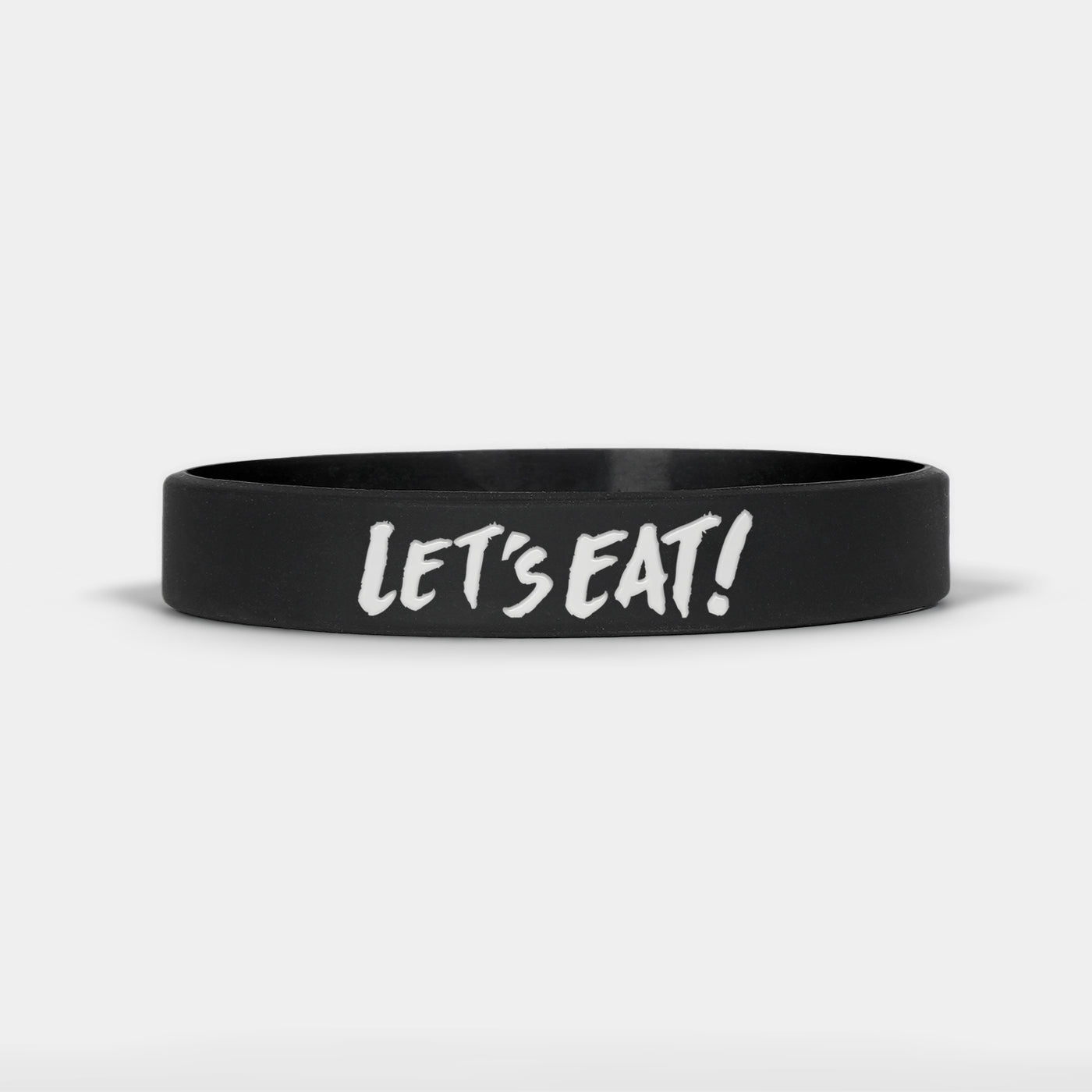 Let's Eat Motivational Wristband