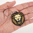 Lion Face Keychain