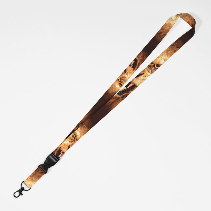 Lion Face Lanyard