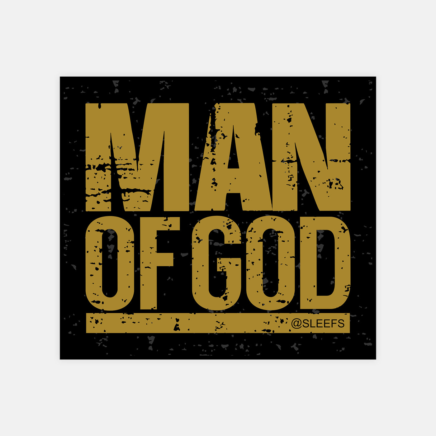 Man of God Sticker