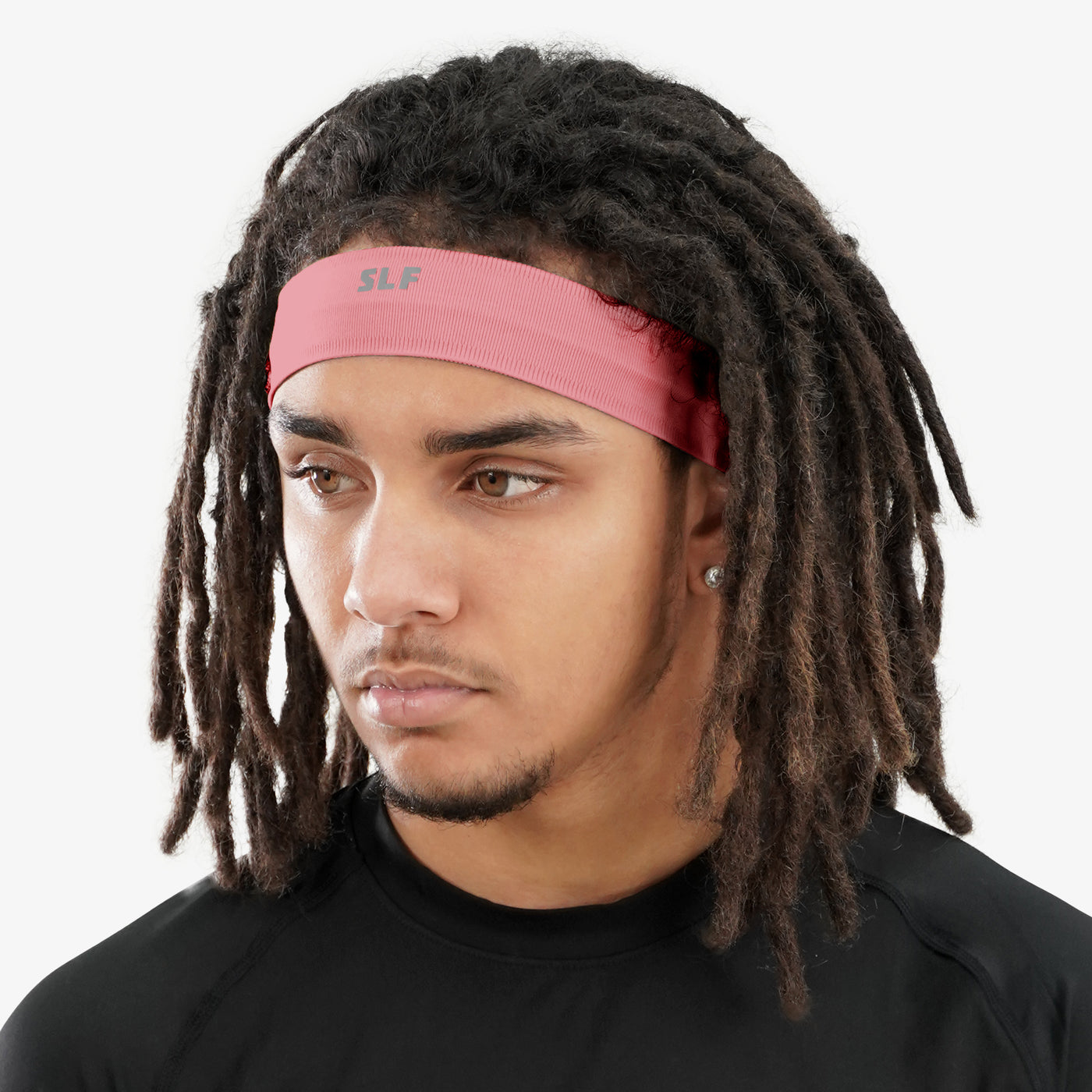 Medium Deep Rose Non-Slip Elastic Headband