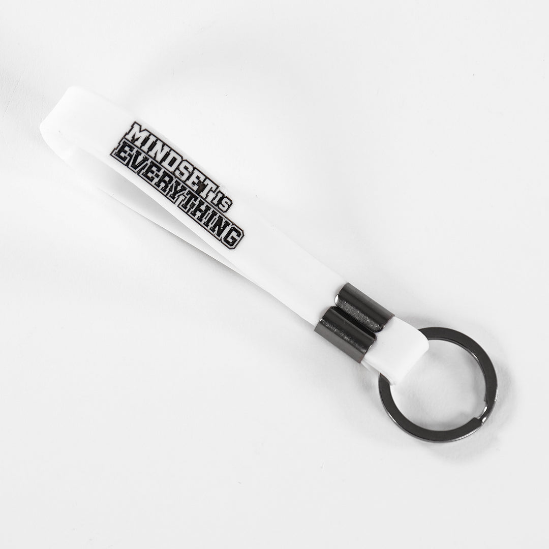Mindset Is Everything Silicone Keychain