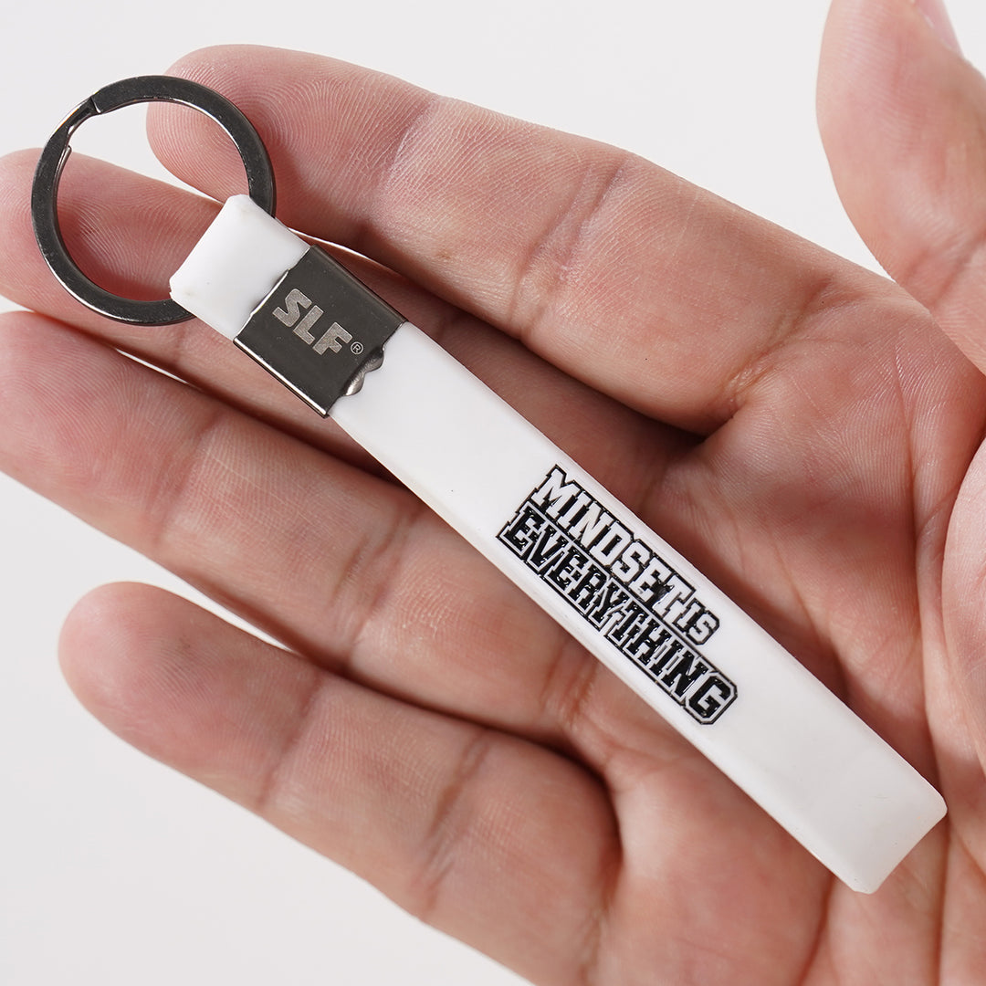 Mindset Is Everything Silicone Keychain
