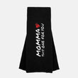 Momma Black Football Towel