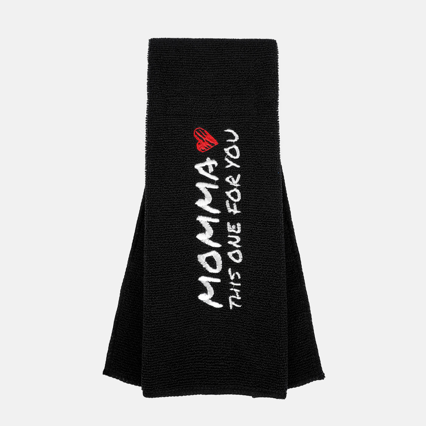 Momma Black Football Towel