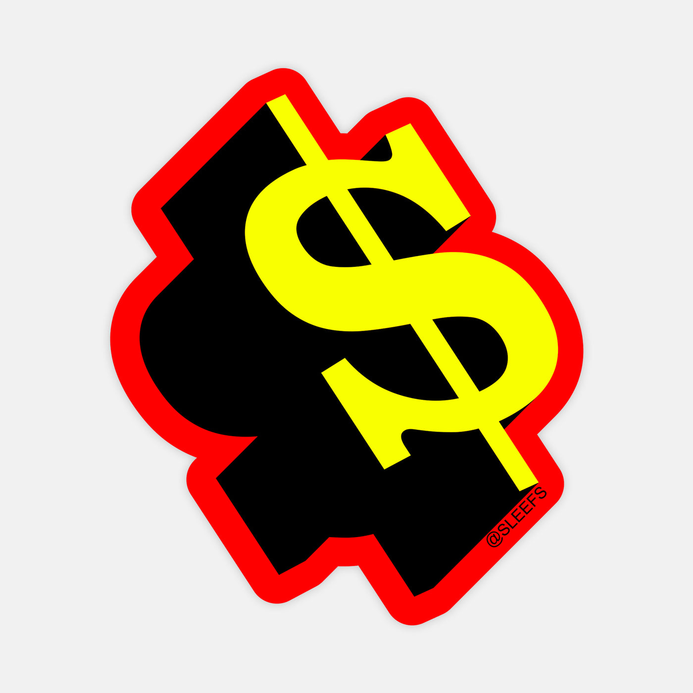 Money Sign Sticker