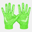 Neon Green Sticky Football Receiver Gloves