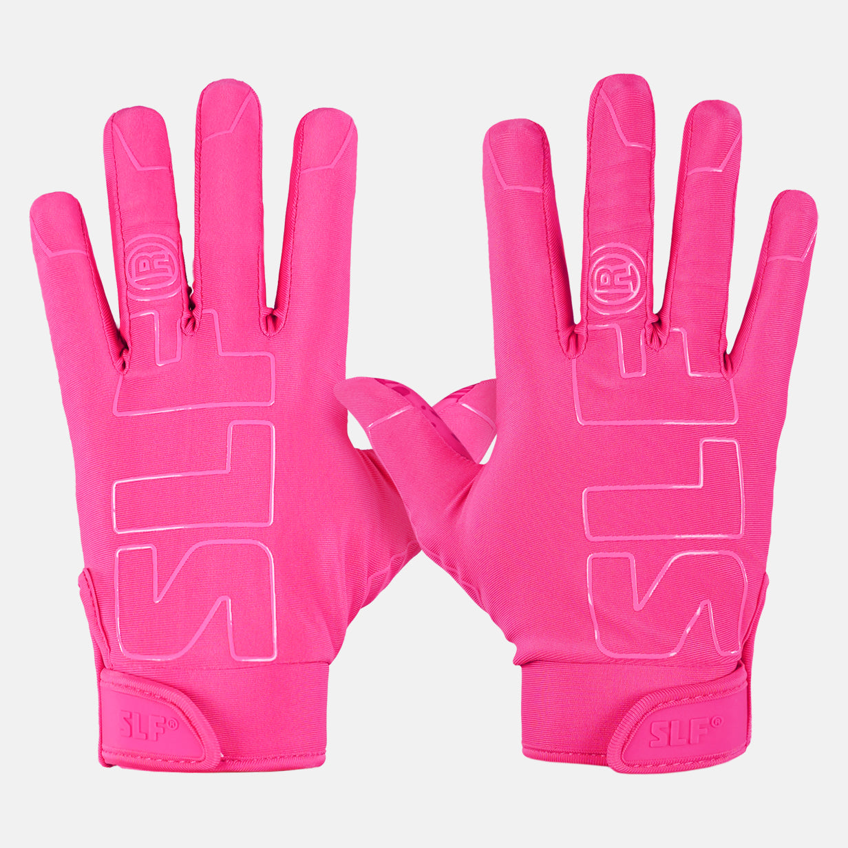 Neon Pink Sticky Football Receiver Gloves – SLEEFS