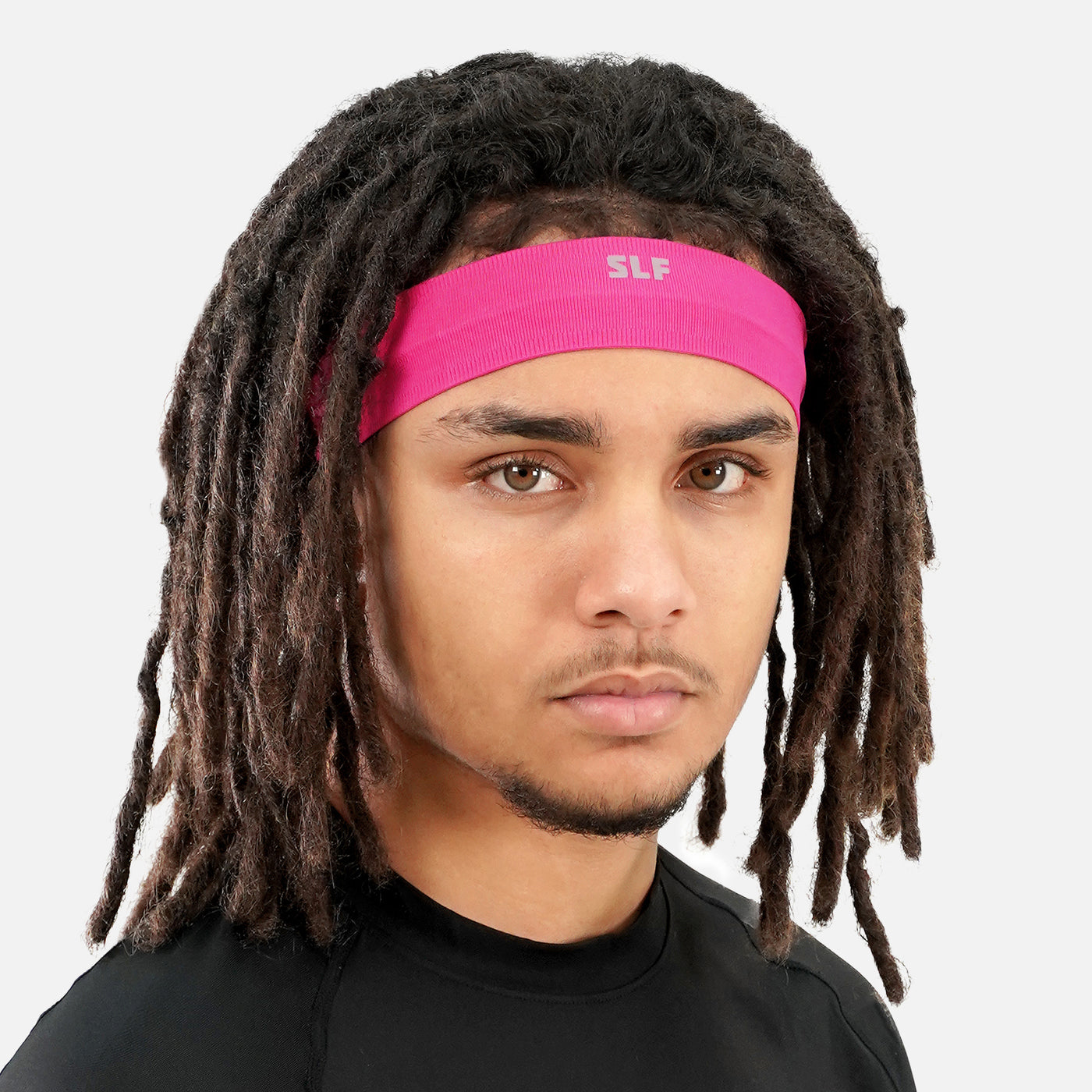 Hue Pink Non-Slip Elastic Headband