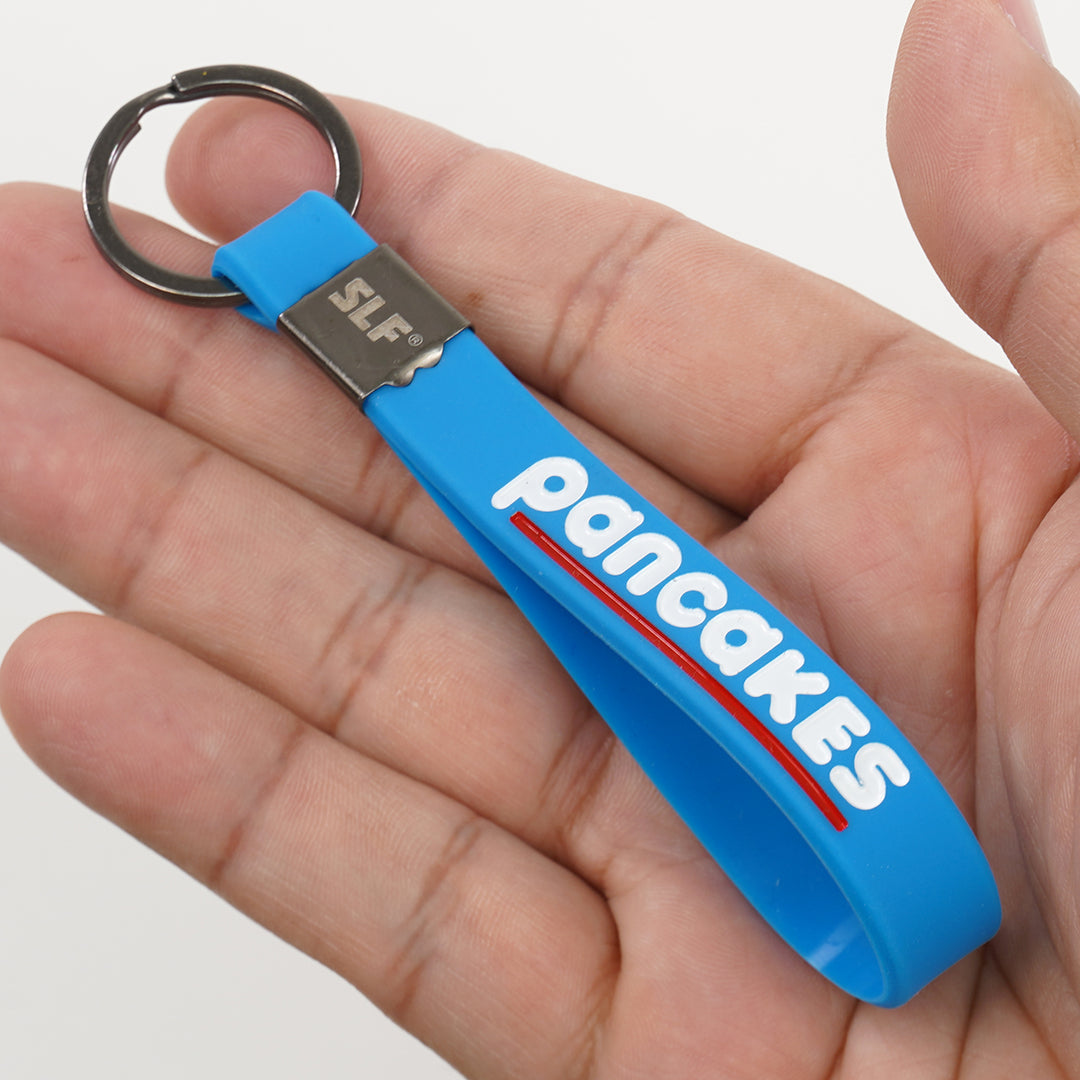 Pancakes Silicone Keychain