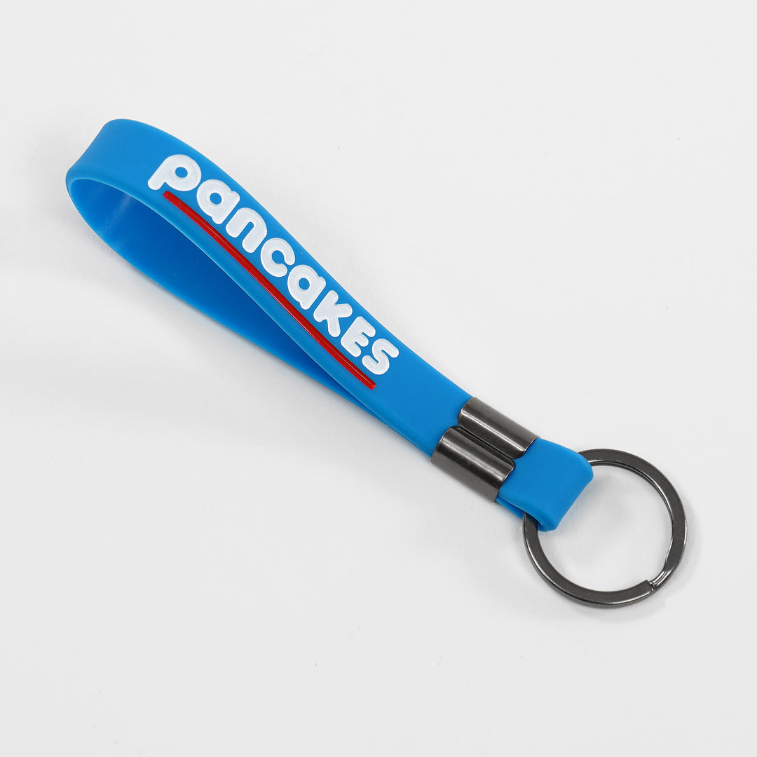 Pancakes Silicone Keychain