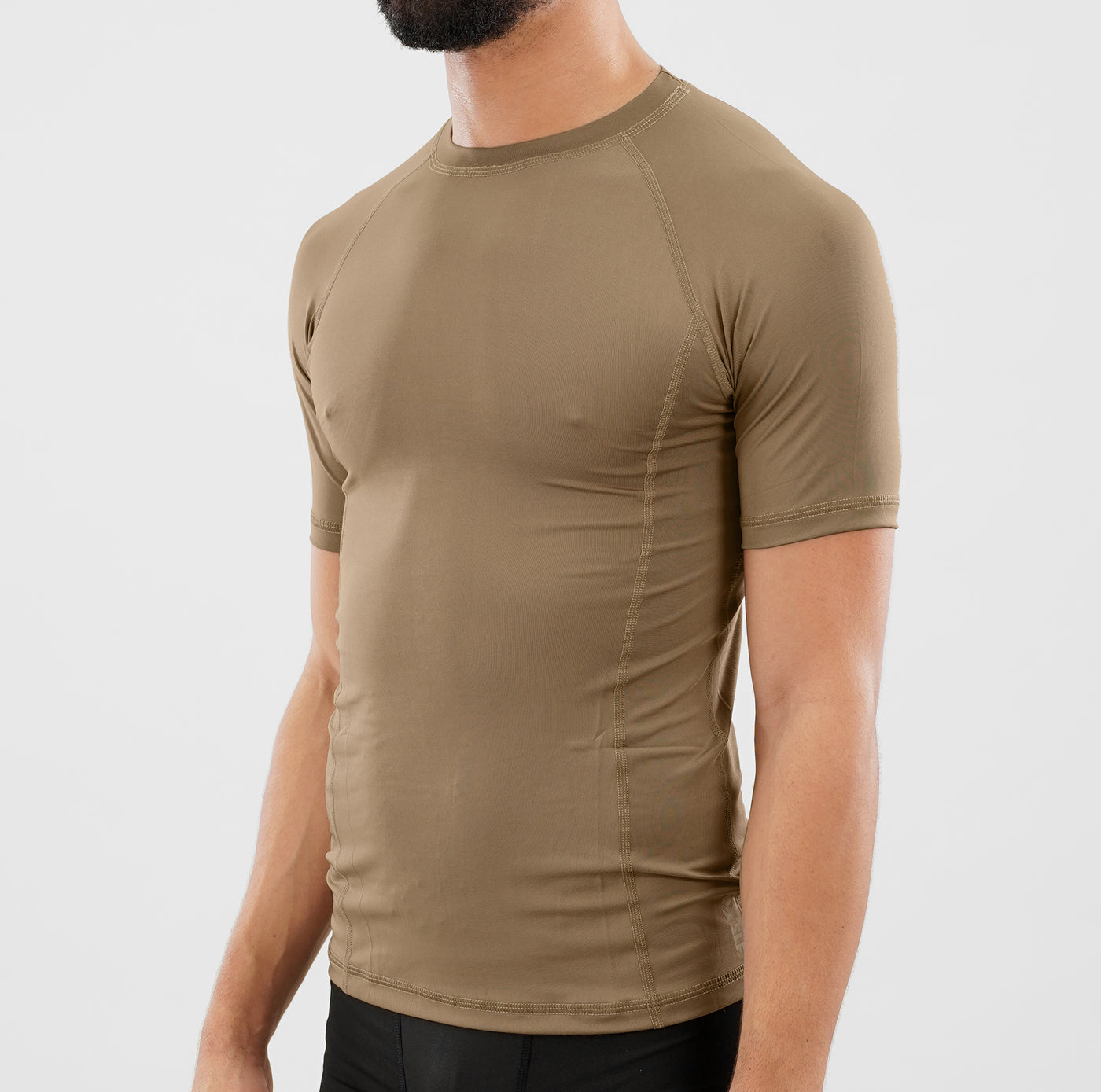 Pastel Brown Compression Shirt