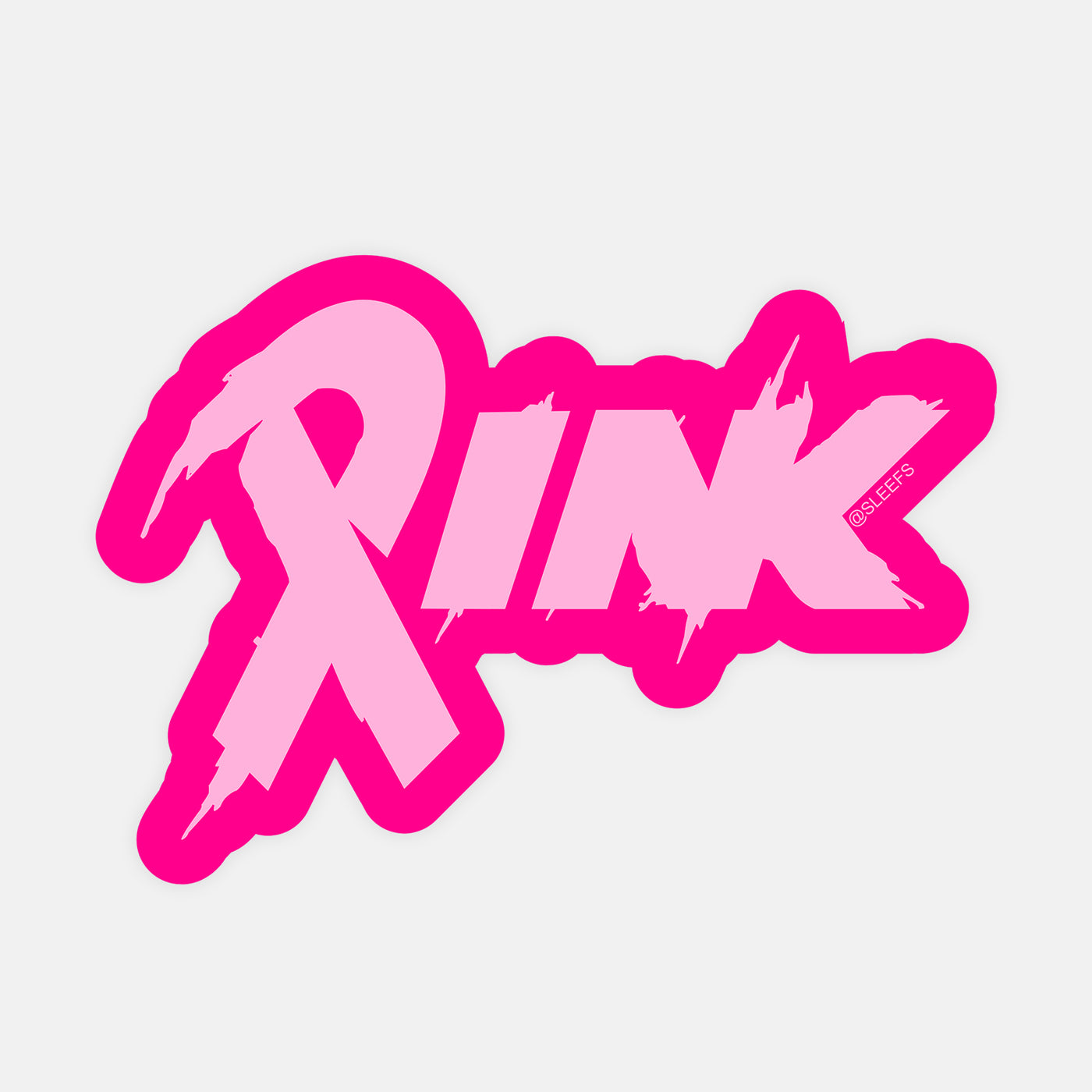 Pink Ribbon Sticker
