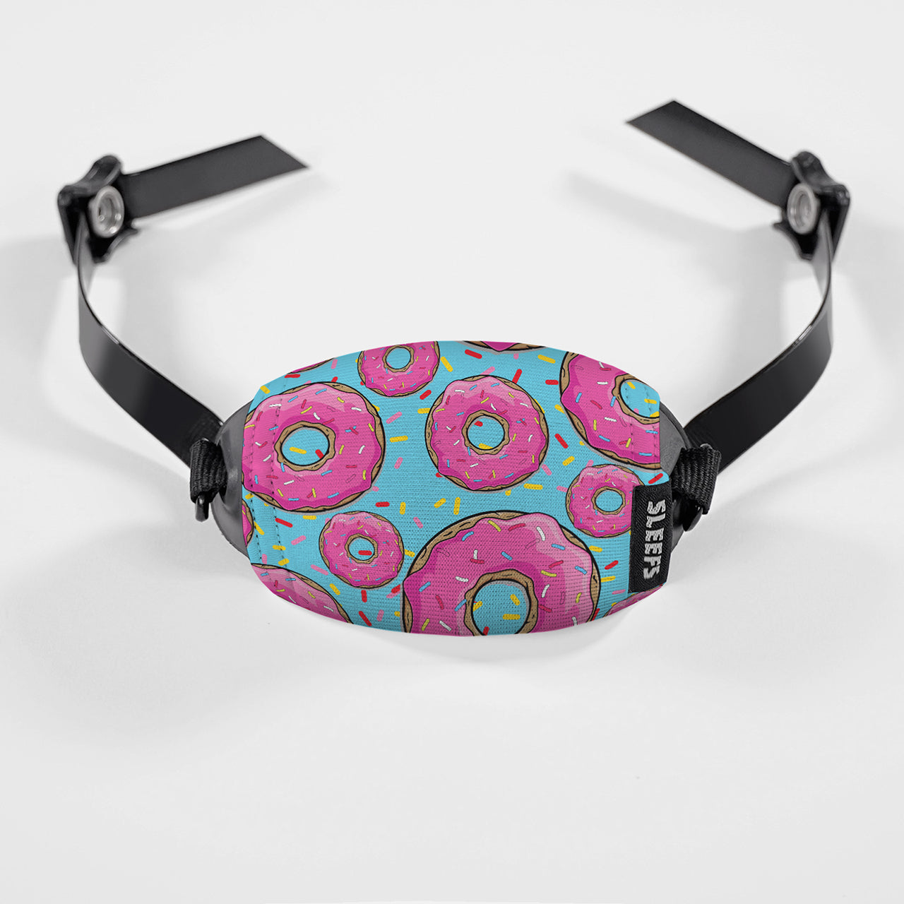 Pink Donuts Chin Strap Cover