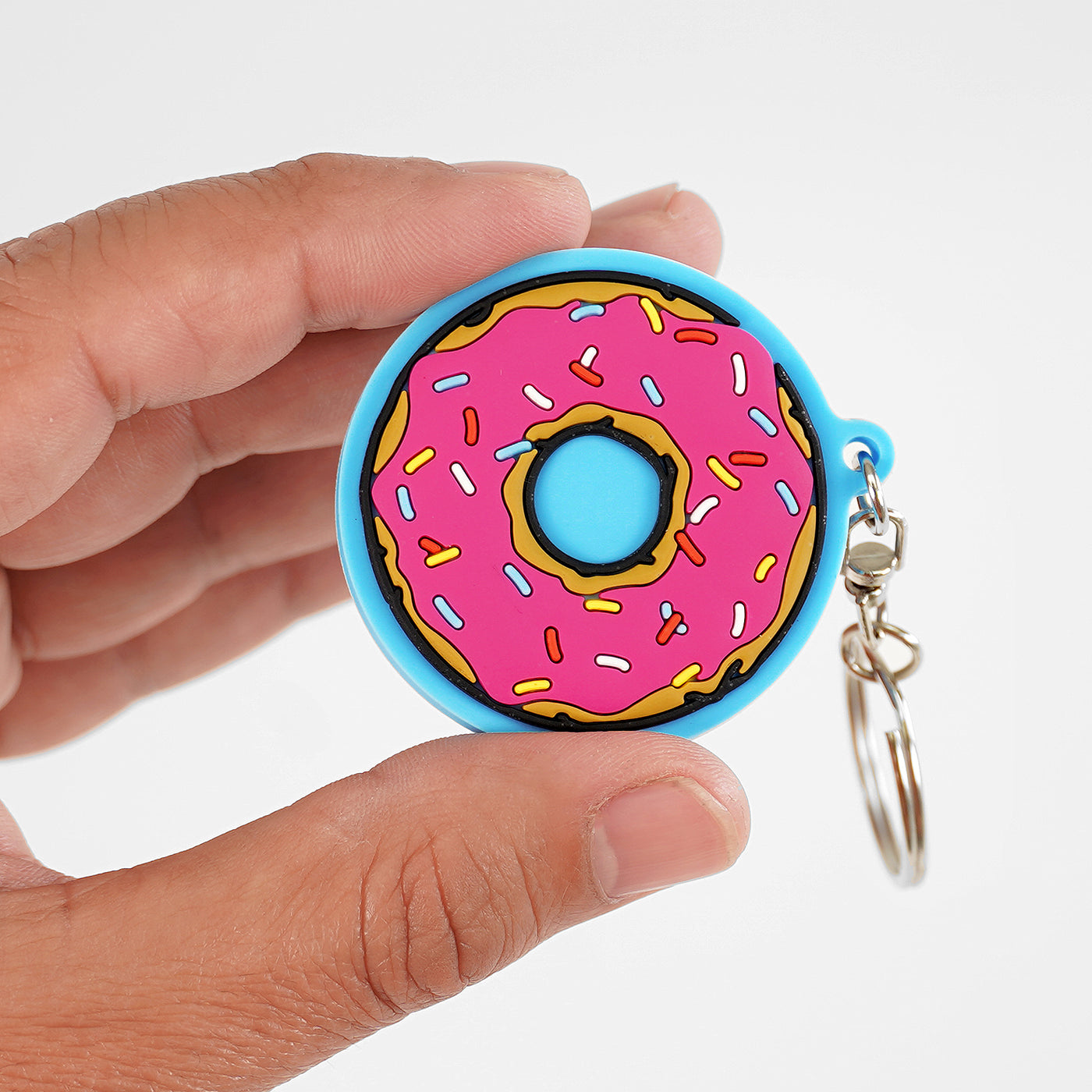 Pink Donuts Keychain