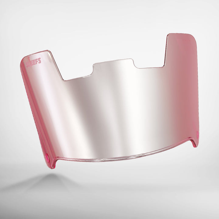 Pink Machine Silver Helmet Eye-Shield Visor for Kids