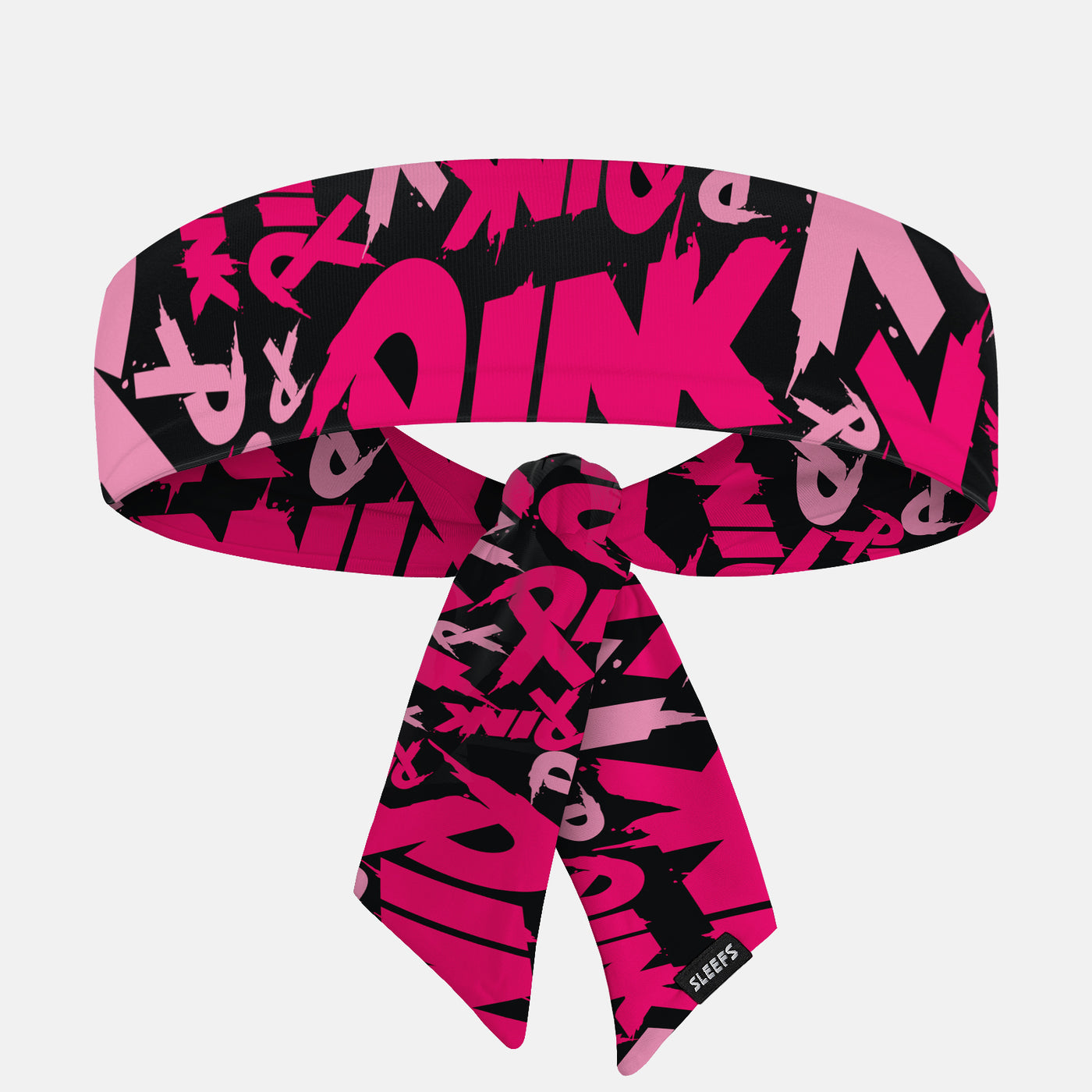 Pink Ribbon Pattern Ninja Headband