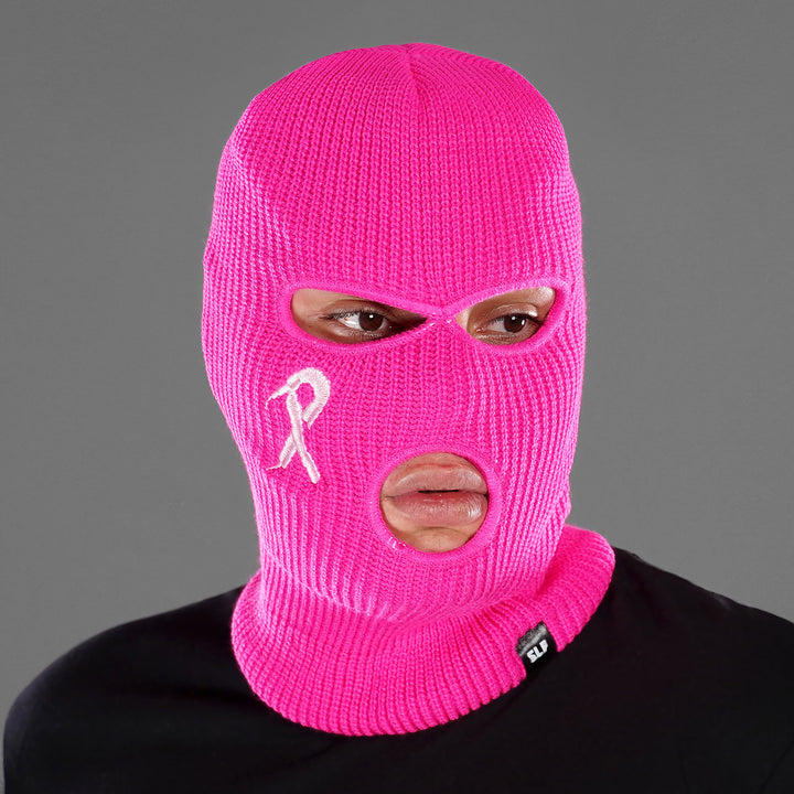 Pink Ribbon Ski Mask