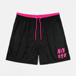 Pitch Black Finest Pink Shorts - 7"