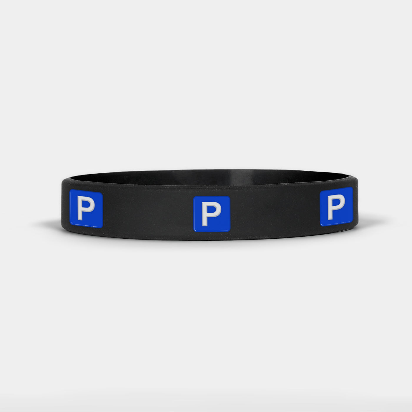 Push Positive Black Motivational Wristband