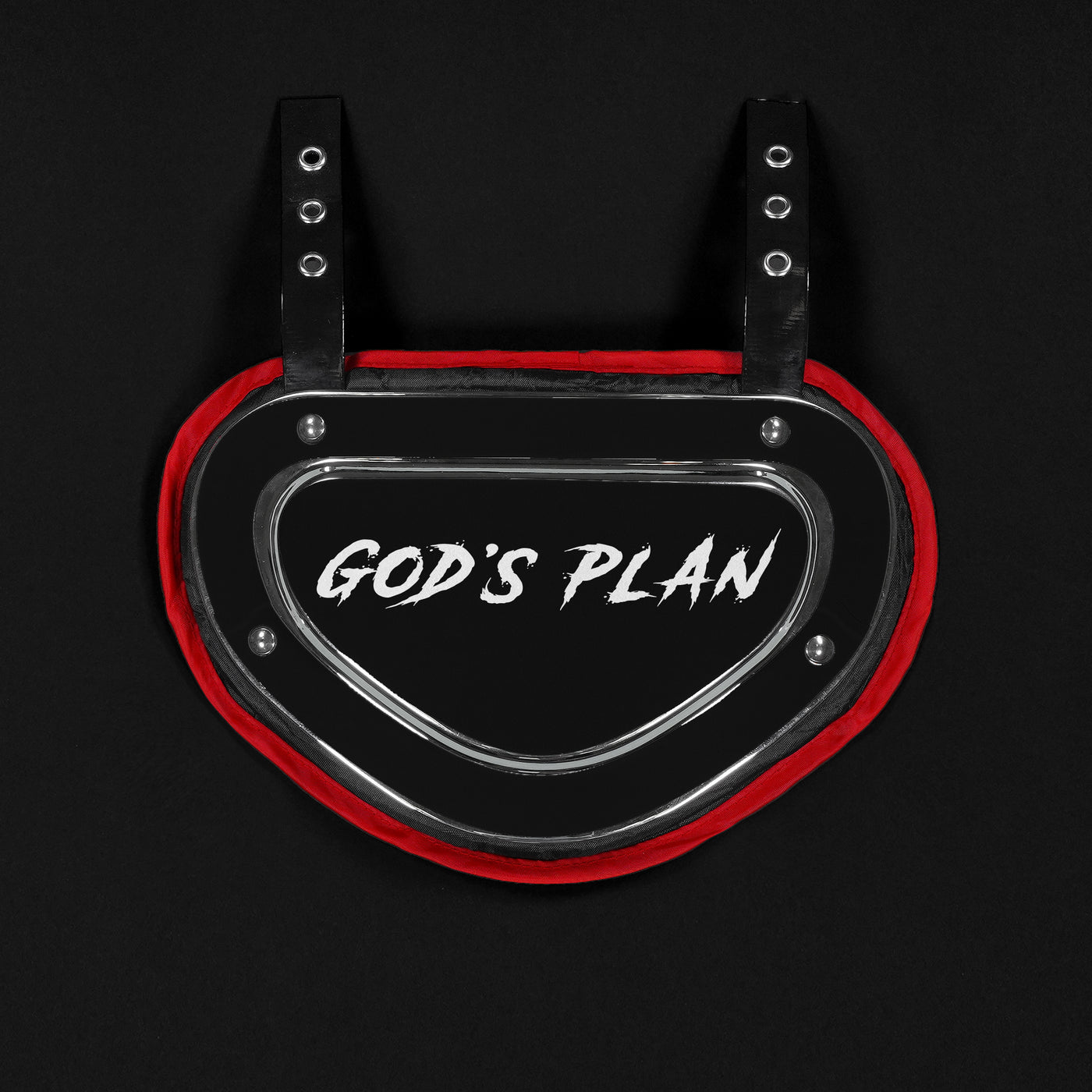 God's Plan Black Sticker for Back Plate