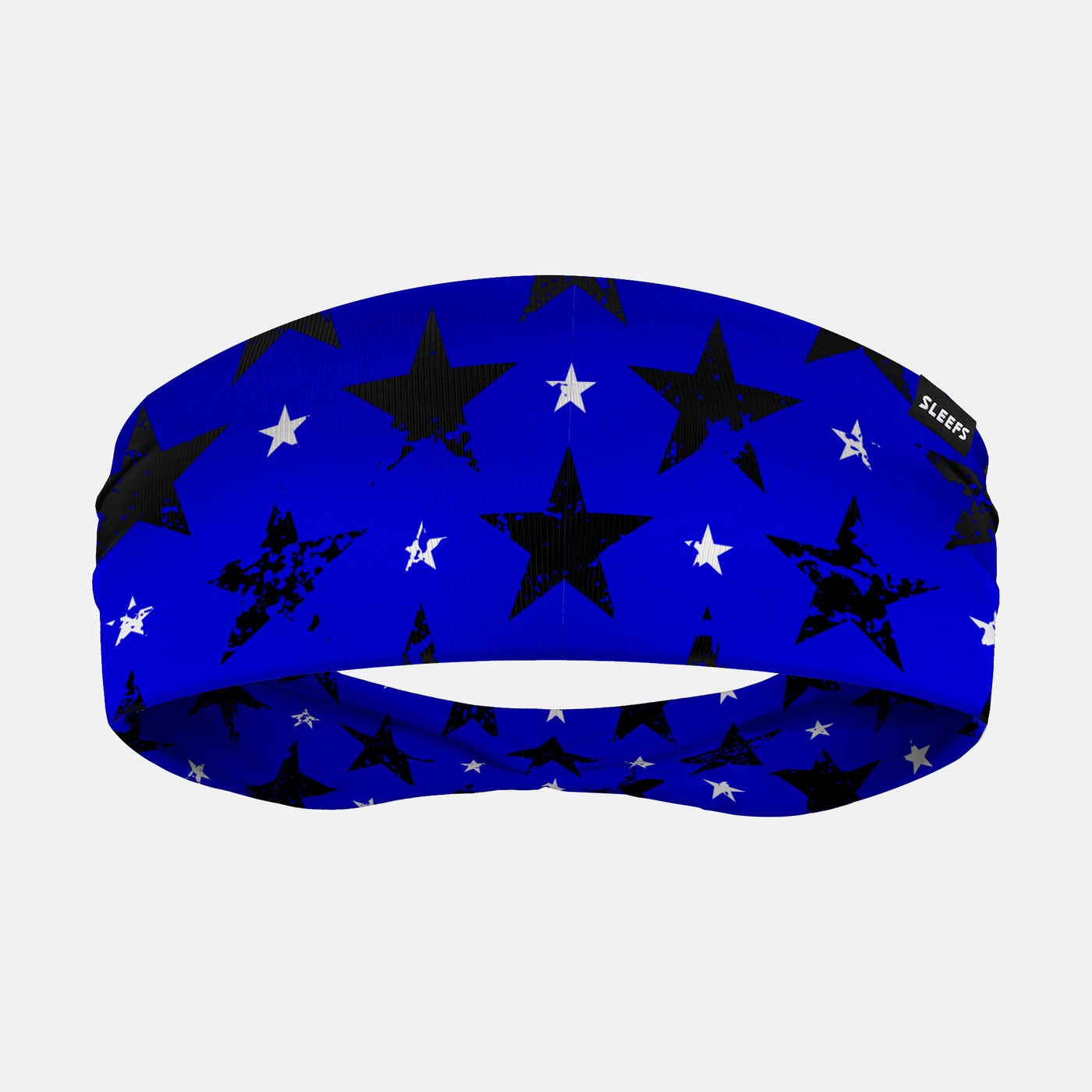 Rusty Stars Blue and Black Headband
