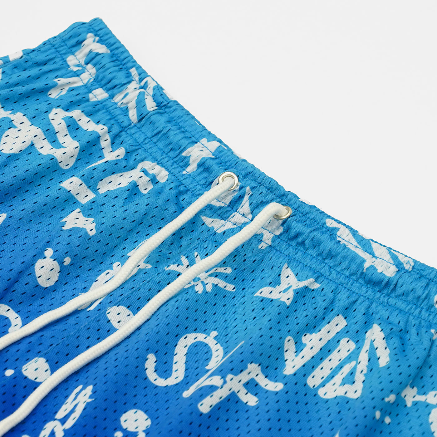 SLF Bluish Blue Color Clash Shorts - 7&quot;