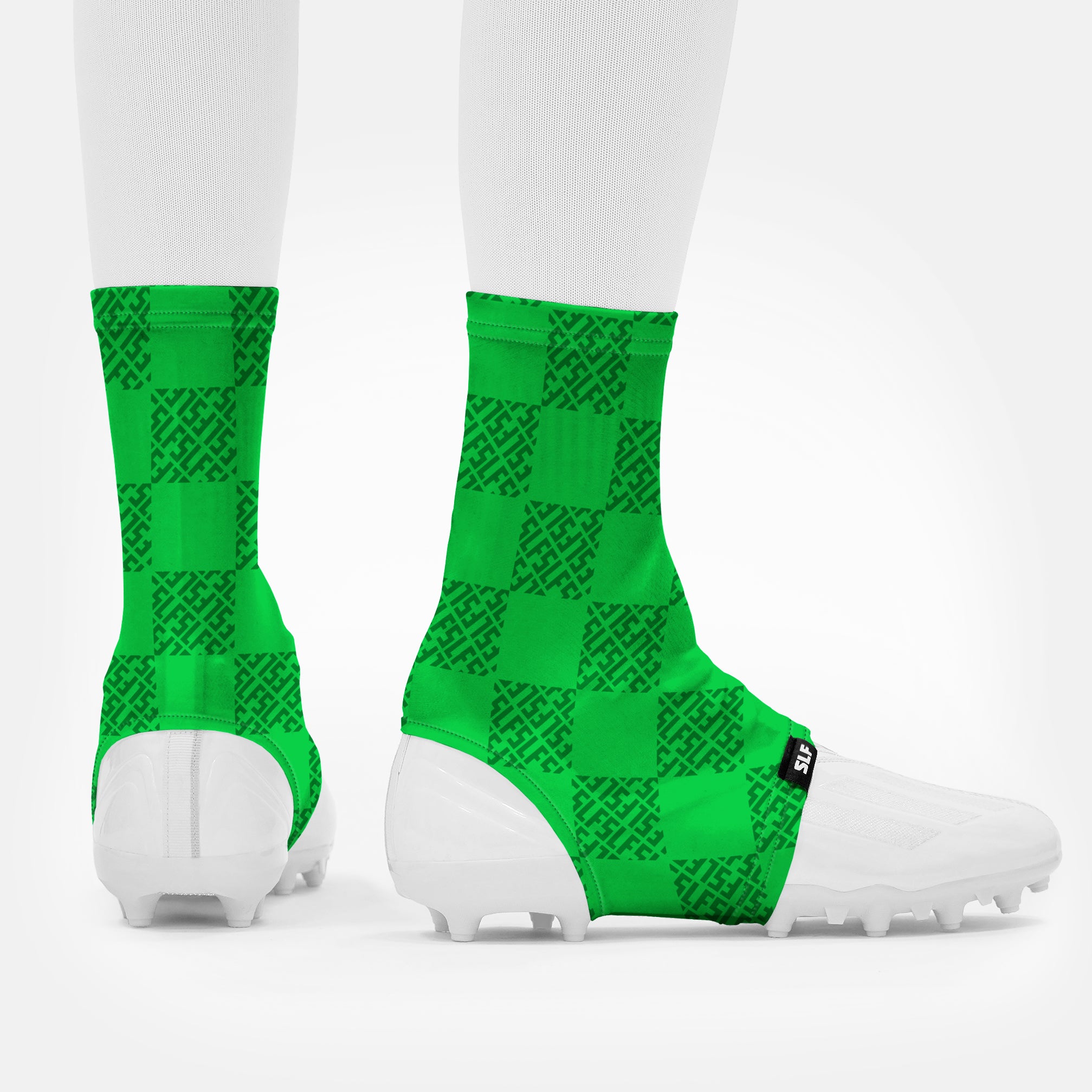 Cleat Wraps SLF Green Milan Spats / Cleat Covers – SLEEFS