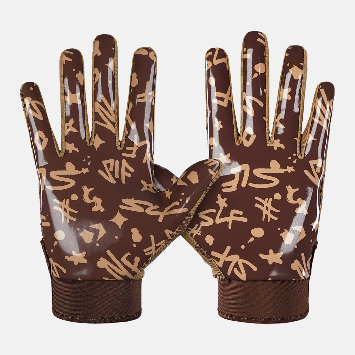 SLF Milan Pattern Sticky Football Receiver Gloves