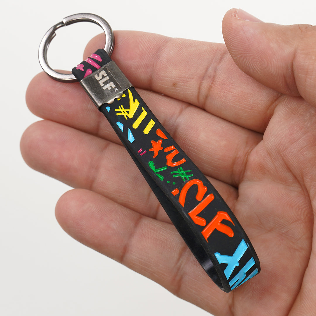 SLF Vivid Pattern Silicone Keychain