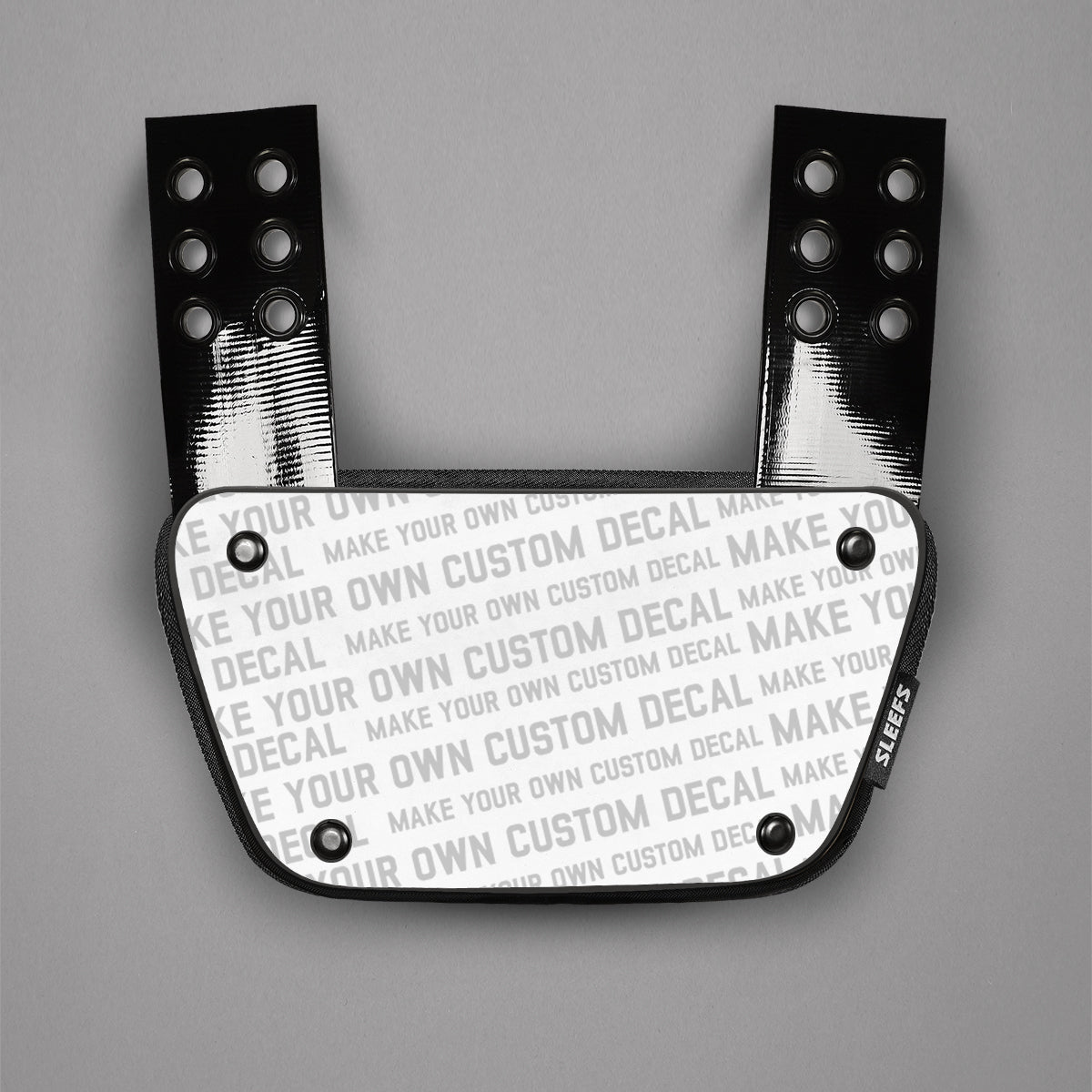 Make Your Own Custom Football Back Plate Decal (Back Plate Not Included)