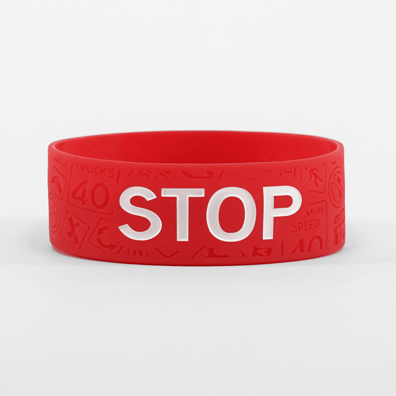 STOP 1 Inch Wristband