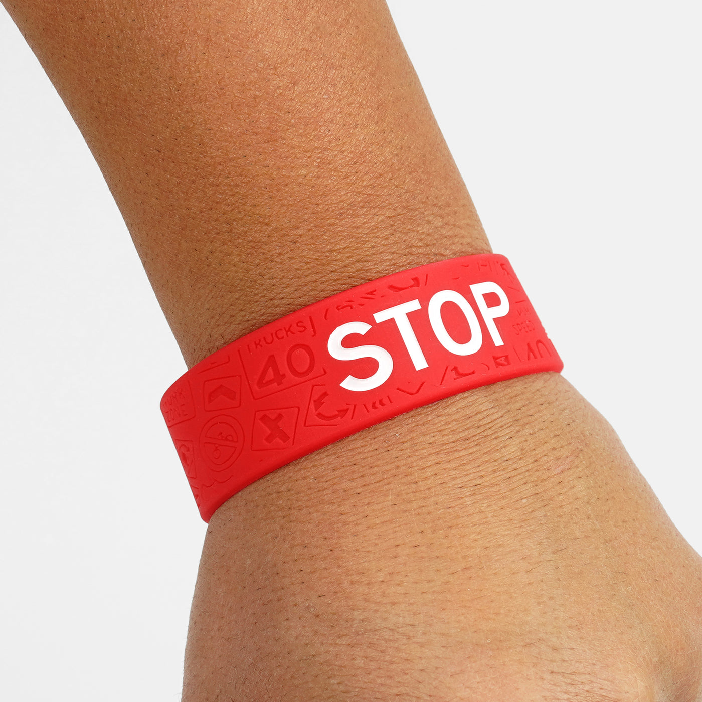 STOP 1 Inch Wristband