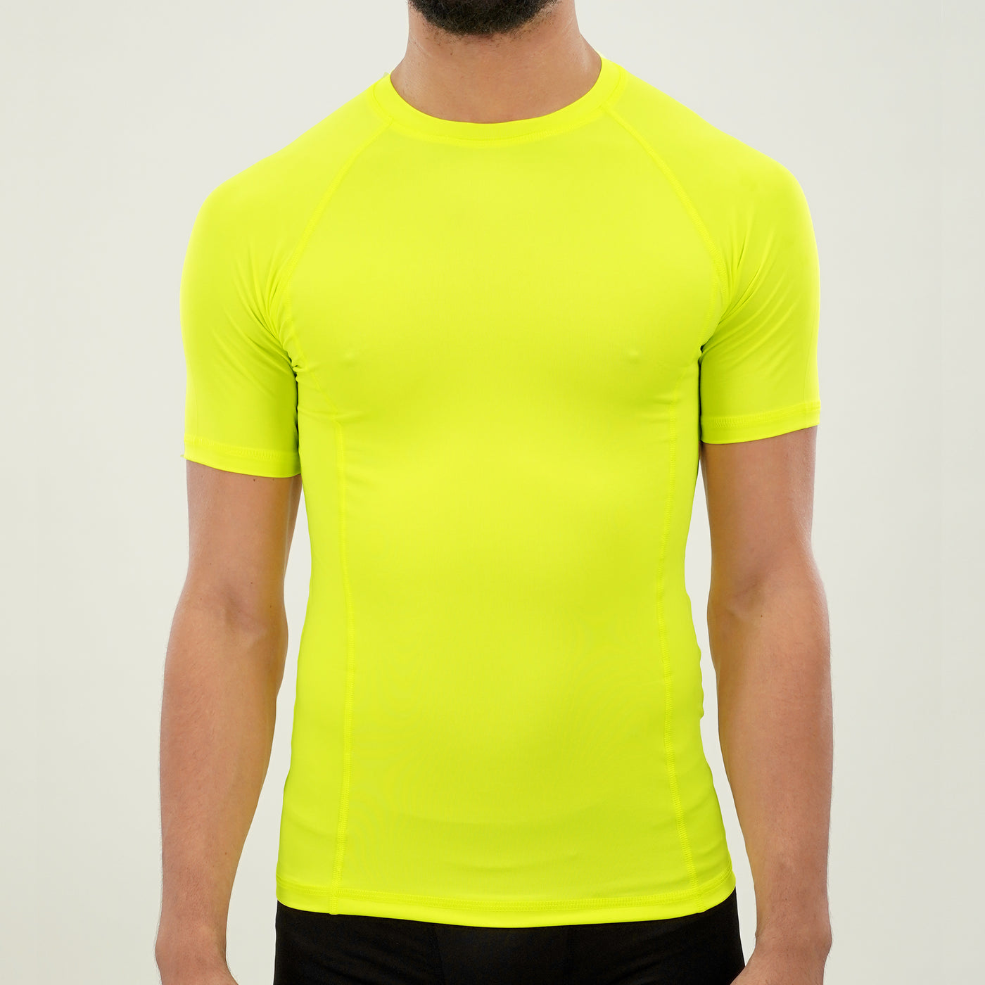 Safety Yellow Compression Shirt